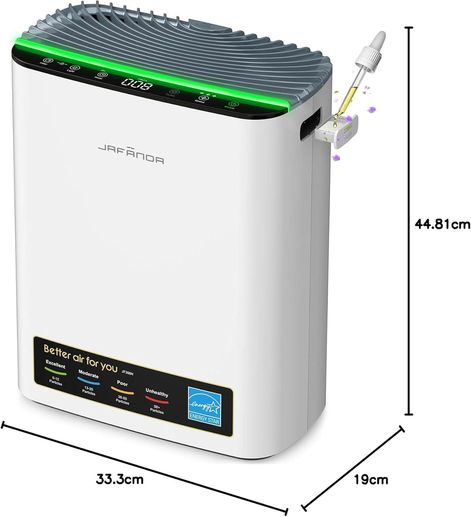 Jafanda JF260S air purifier dimension and design