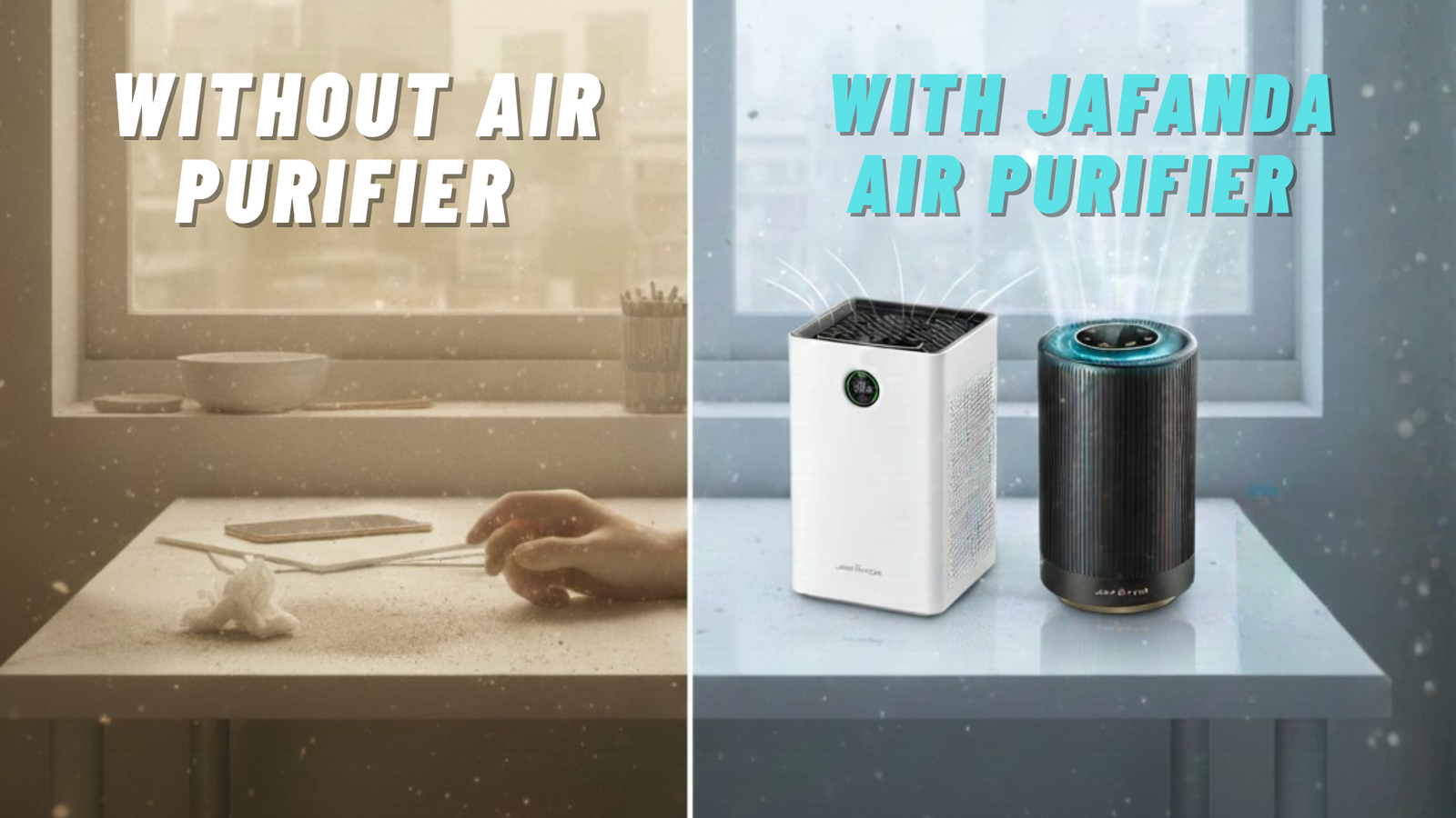 A Week Without an Air Purifier vs. a Week With Jafanda